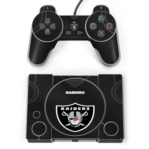 NFL Las Vegas Raiders Team Jersey PlayStation Classic Bundle Skin
